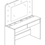 Sminkebord Glow Trasman image