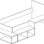 Blake barneseng med oppbevaring og skrivebord 90x200 image