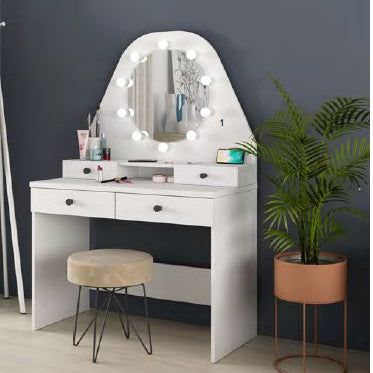 Star vanity table white image