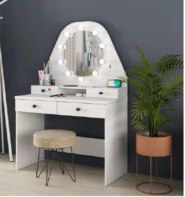 Star vanity table white image