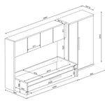 Artik multisäng från Trasman - 90x200 - vit image