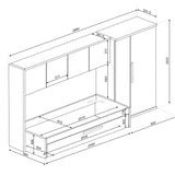 Artik multisäng från Trasman - 90x200 - vit image