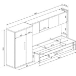 Artik multisäng från Trasman - 90x200 - vit image