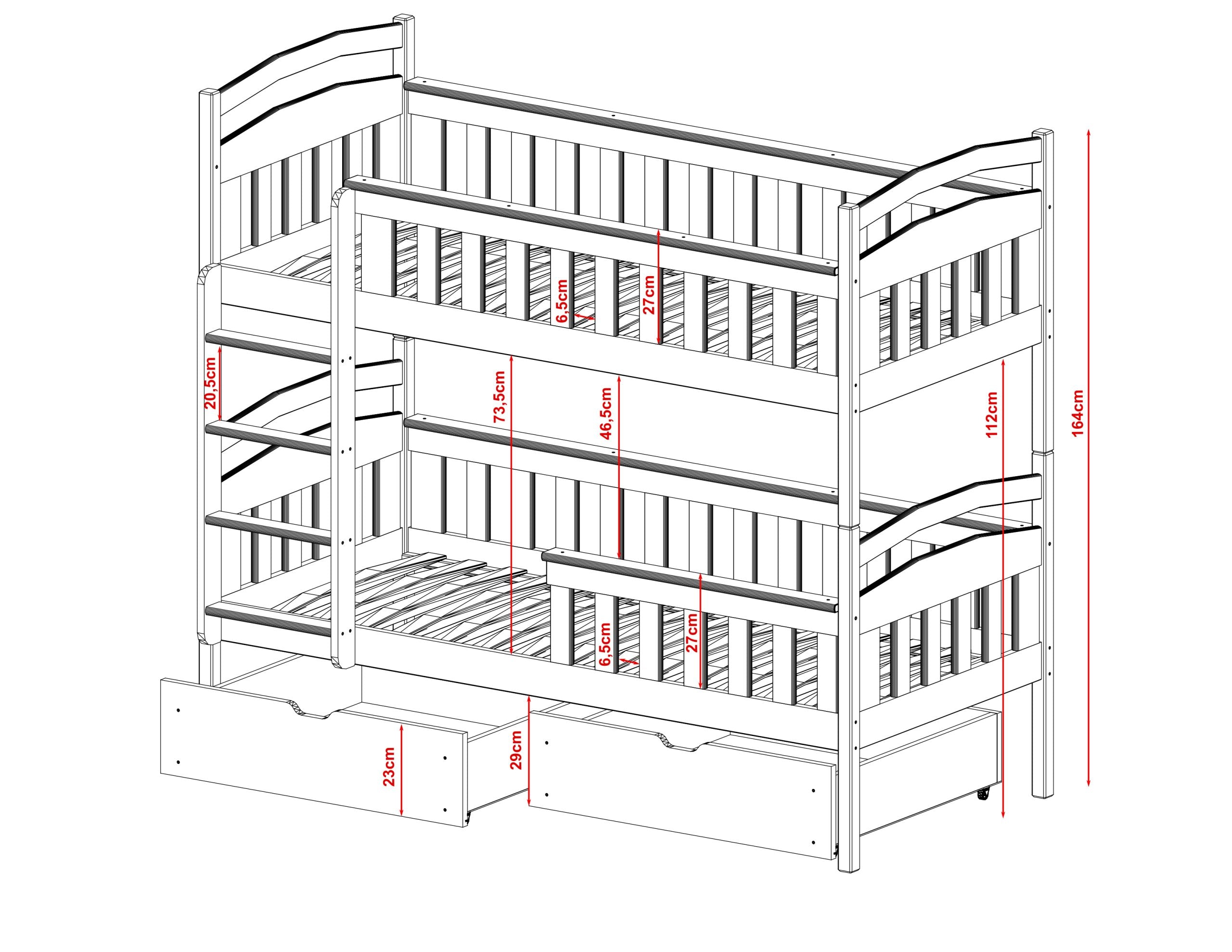 plassbesparende køyeseng image