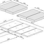 loftseng med sofa image