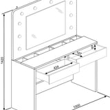 Sminkebord Glow Trasman image